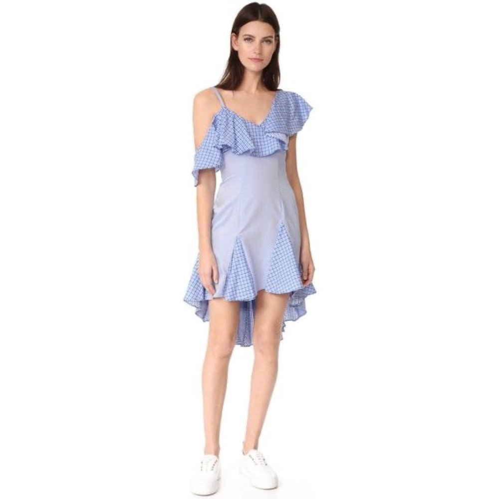 UnitedWood Off Shoulder Ruffle Dress Size 4